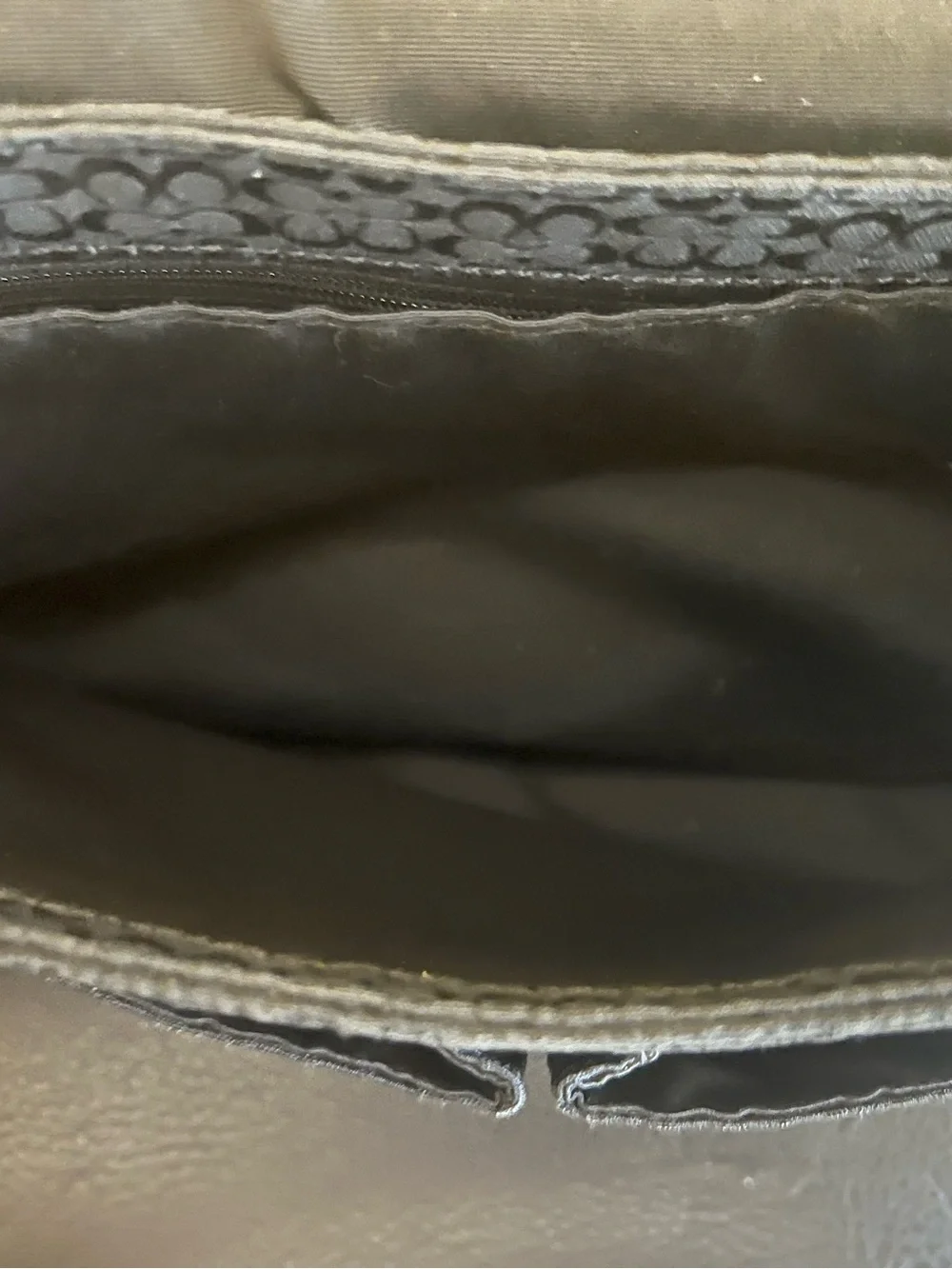 Coach Black Signature Hudson Messenger with Adjustable Strap
